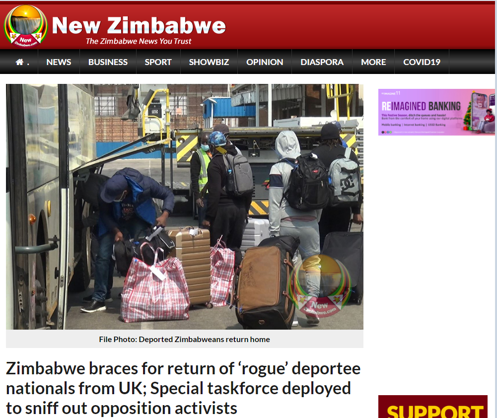 Front Fold of the New Zimbabwe - 22nd Dec 2024