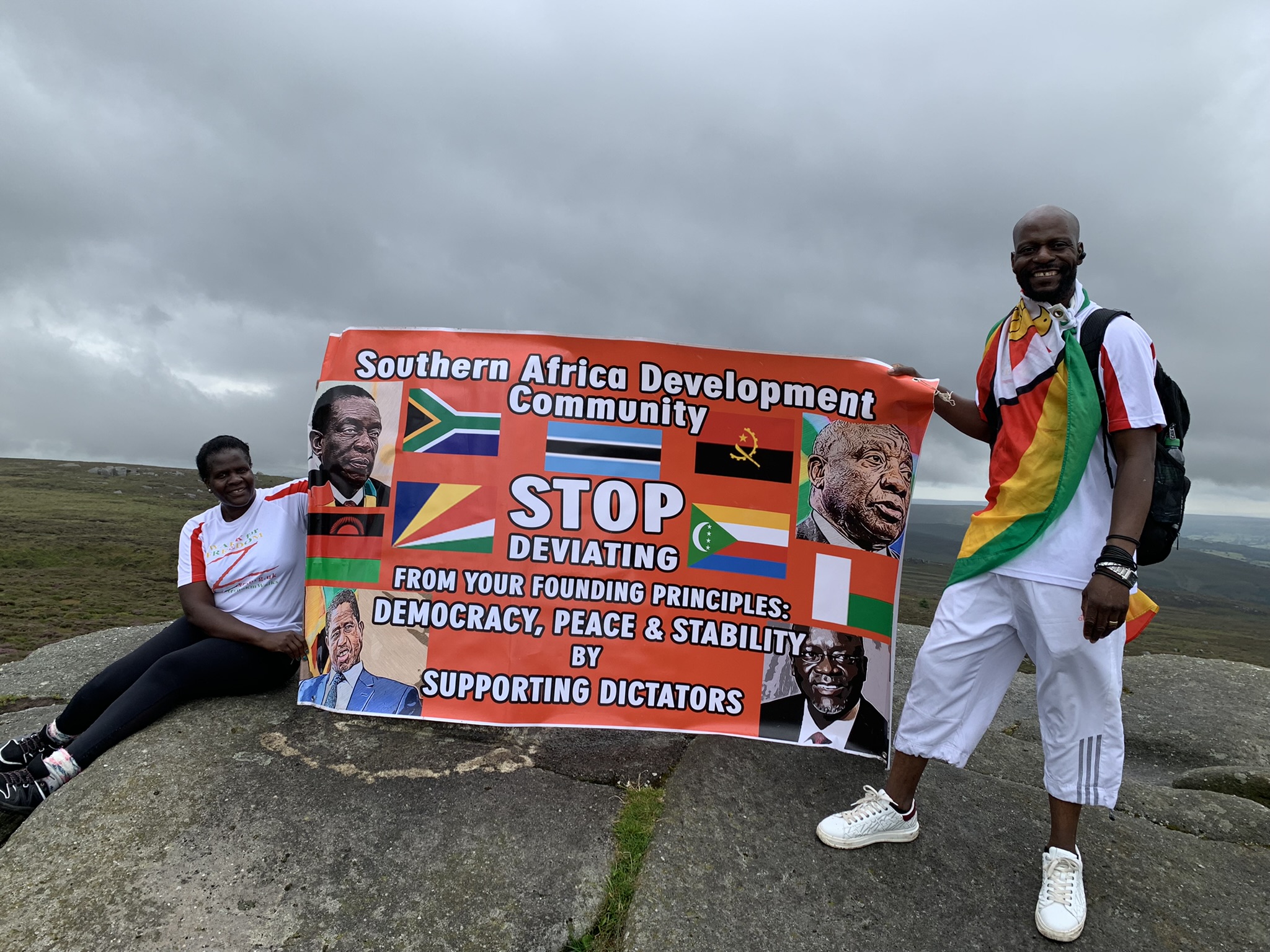 SADC Banner on Simon's Seat