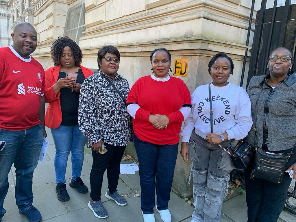 At the Gates to Downing Street